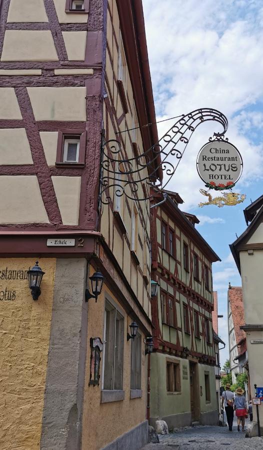 China Restaurant Hotel Lotus Rothenburg ob der Tauber Exterior photo