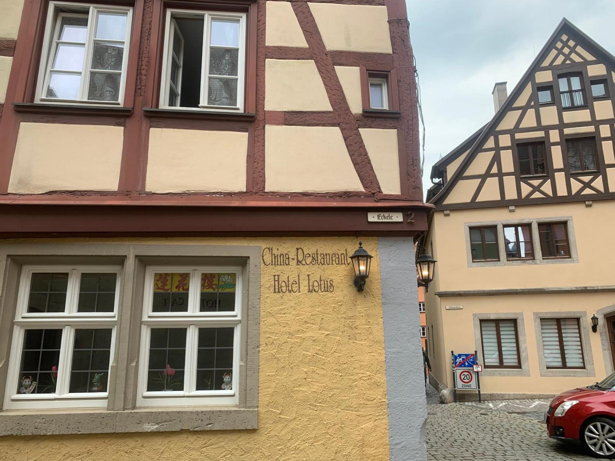 China Restaurant Hotel Lotus Rothenburg ob der Tauber Exterior photo