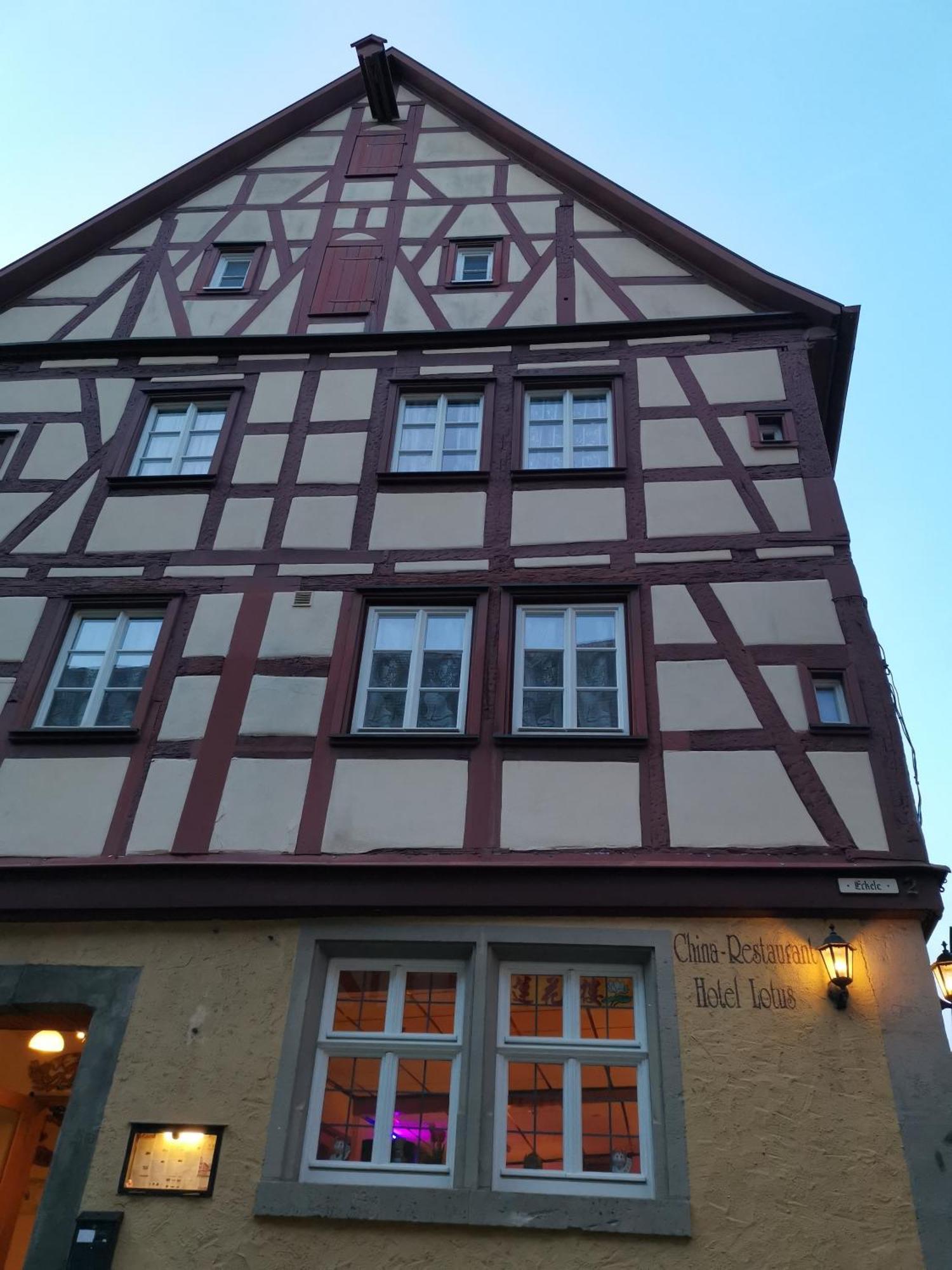 China Restaurant Hotel Lotus Rothenburg ob der Tauber Exterior photo