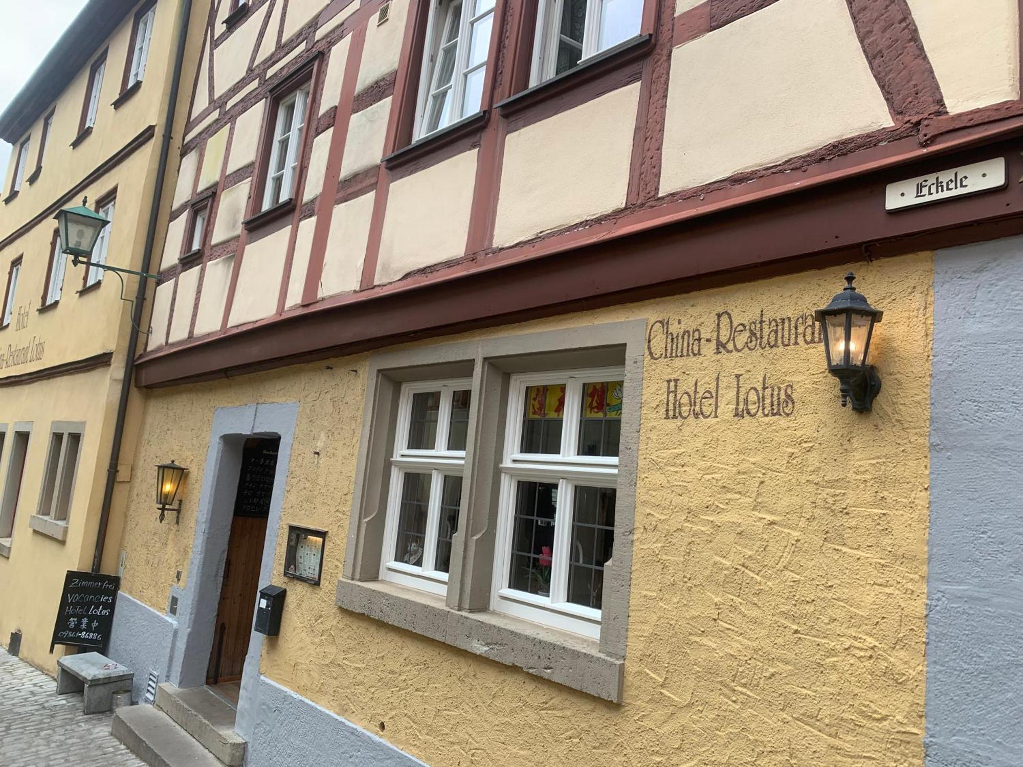 China Restaurant Hotel Lotus Rothenburg ob der Tauber Exterior photo